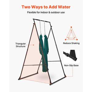 Max 440.9 Lbs Load Capacity 6.6-Yard EVA Foam <b>Yoga</b> <b>Hammock</b> 4-Level Horizontal 6-Level Vertical Adjustment Swing <b>Yoga</b> Accessories - Product Image 4