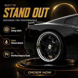 Rines de Aleación Negros Brillantes de 5 Brazos Personalizados para Nissan GT-R R35 de 20 Pulgadas, Rines Forjados de Repuesto - Product Image 6