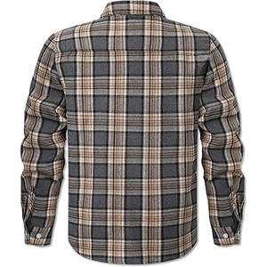 เสื้อเชิ้ตผ้าแฟลนเนลผู้ชายแบบสั่งทำพิเศษ ดีไซน์สวยทันสมัย ขายดี ราคาสมเหตุสมผล น้ำหนักเบา - Product Image 2