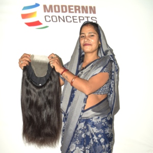 Peluca de Cabello Humano Virgen Remy Natural Liso Largo, Liso Rizado, Ondulado, Ondulado Profundo, con Encaje HD, Fabricada en el Sur de la India - Product Image 4