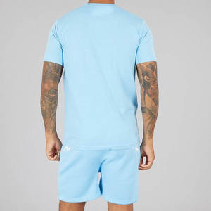 Conjunto de camiseta y pantalones cortos casuales modernos, diseño de talla personalizada, ropa de verano de temporada, logotipo personalizado - Product Image 2