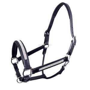 Top de cuero con cuello HALTER, calidad superior, cristal brillante, exclusivo - Product Image 2