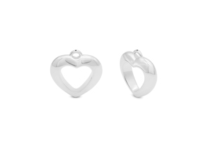 จี้รูปหัวใจแบบเปิดขนาดใหญ่ - Product Image 1