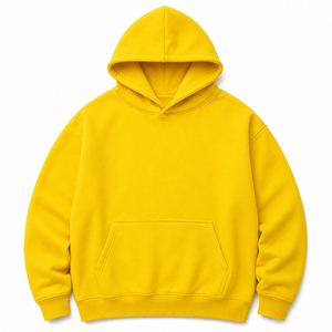 Custom Wholesale Heavyweight Hoodies <b>Men</b> <b>Oversized</b> 100% Cotton Fleece Pullover Sweatshirt OEM Private Label Streetwear <b>Hoodie</b> - Product Image 5