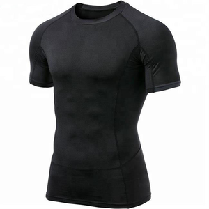 <b>Men</b> <b>Compression</b> <b>Shirt</b> Active Fit Stretch Athletic Top Breathable Sports Tee for Running Training Use - Product Image 5
