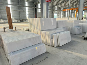 Escalones y peldaños de mármol blanco pulido de Vietnam, diseño de escalera interior, azulejos de piedra natural para decoración de casas de lujo - Product Image 2