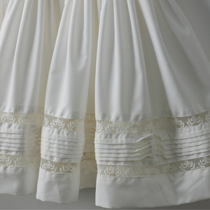 Vestido de niña de las flores dulce ocasión multicolor manga corta cuello redondo rebordear estilo princesa ropa bordado a mano pintura-Jisoo - Product Image 5