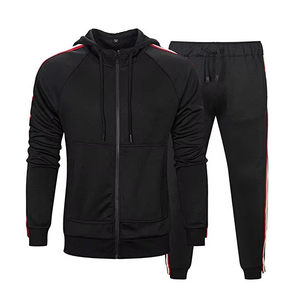 Ensemble de survêtement technique unisexe blanc automne/hiver avec capuche et fermeture éclair, logo personnalisé, polaire, séchage rapide, respirant, fabriqué au Pakistan - Product Image 1