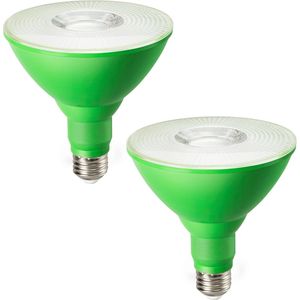 Lampadine LED PAR38 Verdi Dimmerabili da 18W (Equivalente a 120W) per Esterni, Resistenti alle Intemperie, per Decorazioni da Esterno - Product Image 1