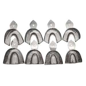 Juego de Bandejas de Impresión Dental Manuales Reutilizables, 6 Piezas, Acero Inoxidable, Certificación CE, para Toma de Moldes Precisos y Uso en Laboratorio - Product Image 3