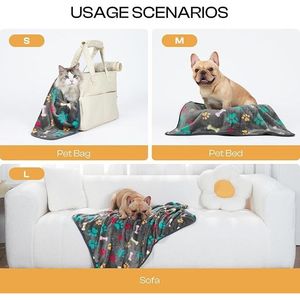 Confezione da 3 Coperte Premium in Morbido Pile per Animali Domestici, Plaid in Flanella Soffice per Animali - Product Image 2