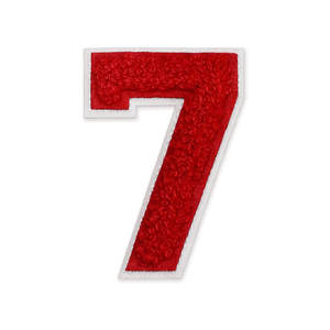 Custom Color Chenille Embroidered Iron-On Patches Fabric Applique Custom Logo Badge for Clothing Hats Bags <b>Jackets</b> OEM Wholesale - Product Image 2