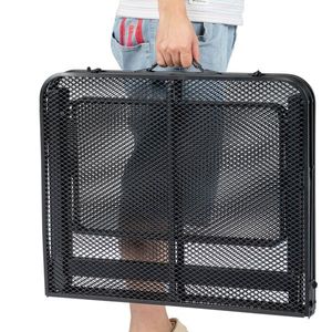 Tavolo da Picnic Portatile 4.7 FT con Altezza Regolabile, Gambe Quadrate in Alluminio, Pieghevole e Riponibile, per Palestra, Fattoria, Esterni, Parco, Hotel - Product Image 4