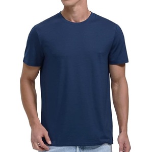 Premium Quality OEM Design Cotton Navy Blue Blank Knit Men <b>Wool</b> T <b>Shirt</b> For Sale Man Merino <b>Wool</b> Knitted T-<b>Shirts</b> Breathable - Product Image 1