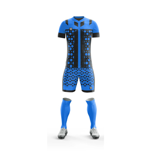 Uniformes de Fútbol Unisex Multicolores de la Mejor Calidad, Todas las Tallas, Impresión Personalizada, Transpirables, de Secado Rápido, Uniformes Cortos para Clubes de Fútbol - Product Image 1