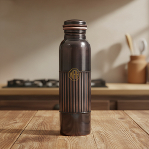 Botella de Agua de Cobre de 750 ml Más Vendida |   Vaso de Metal Ecológico con Adhesivo Esmaltado, Libre de BPA, Ideal para Regalo - Product Image 6