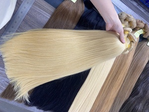 Cabello Tejido Vietnamita 100g Muy Suave con Puntas Completas Liso o Ondulado Natural - Product Image 2