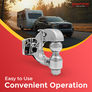 <span class=keywords><strong>Attelage</strong></span> robuste ROADPOWER (RP-HTSPC-CH-BG) pour Toyota Land Cruiser, crochet <span class=keywords><strong>à</strong></span> rotule avec <span class=keywords><strong>boule</strong></span> de 2 pouces, offrant une sécurité et des performances fiables - Product Image 5