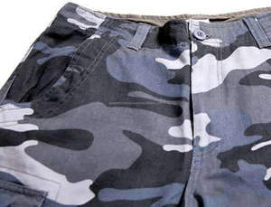 Short de qualité supérieure, taille personnalisée, plusieurs couleurs disponibles-Short en mélange de coton et de polyester de haute qualité, style camouflage décontracté - Product Image 4