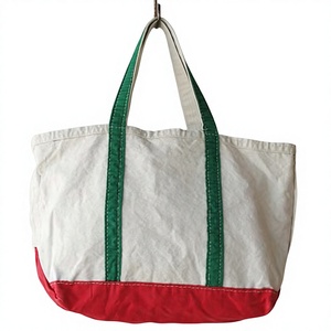 Sac fourre-tout en toile bleu clair pour femmes, grande capacité, tendance et polyvalent, avec logo personnalisé, sac à main en toile de coton pour le shopping et les voyages - Product Image 1