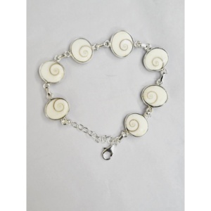 Pulsera Shivay de Plata de Ley 925, hermoso accesorio de cuentas finas para uso diario y de fiesta - Product Image 1