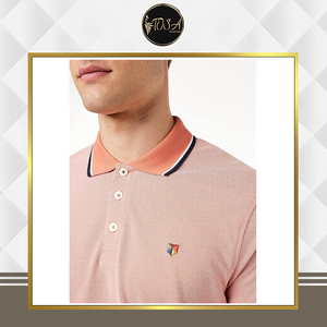 ผู้จัดจำหน่ายและผู้ส่งออกชั้นนำ จำหน่ายเสื้อโปโลชายสีชมพูคุณภาพเยี่ยม ผลิตจากวัสดุที่ยั่งยืน สำหรับผู้ซื้อขายส่ง - Product Image 3