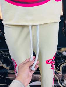 Conjunto de Camiseta sin Mangas y Pantalones Holgados Personalizados para Hombre, Estilo Urbano, Cuello Redondo Estampado, Tejido de Algodón y Spandex, Ropa de Verano - Product Image 6