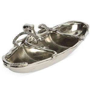 Bandeja Decorativa de Metal Moderna y Lujosa Hecha a Mano, Nuevo Diseño, Última Llegada, Gran Venta, para Uso en Restaurantes y Hoteles - Product Image 6