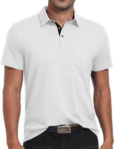 Chemises Polo Homme de Haute Qualité, Design Personnalisé, Manches Courtes, Printemps-Été, 100% Coton, Chemises Homme à Manches Courtes - Product Image 4