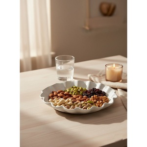 Bol de service artisanal en terre cuite, naturel et rustique, décoratif, pour fruits et noix, vaisselle écologique en terre cuite, centre de table - Product Image 5