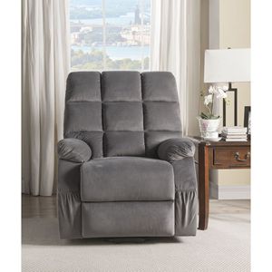 Grey Power Lift Recliner con funzione di massaggio incorporato - Product Image 3