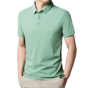 Polo de Manga Corta para Hombre, Color Sólido, Estilo Casual, Verde y Multicolor, Fabricación ODM OEM, Precio de Fábrica - Product Image 5