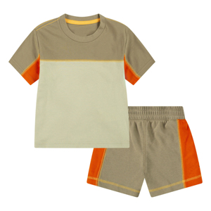 Conjunto Deportivo de Verano para Bebés, Ropa Infantil de Algodón de Alta Calidad, Fábrica Mayorista de Ropa para Niños - Product Image 1