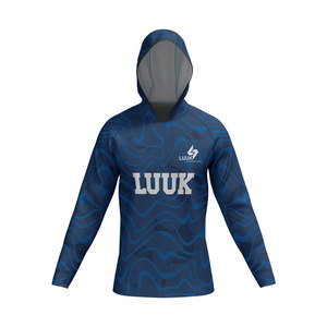 Personalized Custom Printed Hooded Full Sleeve Unisex Basketball Practice Shooter Shirts Breathable Moisture Wicking Quick Dry - Product Image 2