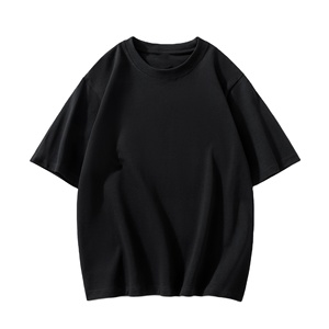 T-shirt de sport oversize en coton élastique et polyester, coupe ample, personnalisable, décontracté, pour homme, coupe ajustée, tricoté, collection 2026 - Product Image 1