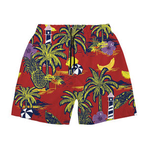 Pantalones Cortos Deportivos para Hombre, Estilo Fresco, de Spandex/Algodón, con Estampado de Palmeras, Secado Rápido, Transpirables, con Cordón en la Cintura y Bolsillos, para Correr, Gimnasio y Atletismo - Product Image 1