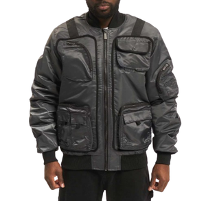 Men's Bomber <b>Jacket</b> Stand Collar Winter Streetwear Casual MA-1 Flight <b>Pilot</b> Breathable Windproof <b>Jacket</b> With Pockets - Product Image 1