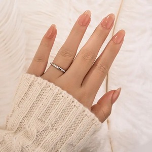 925 Moissanite Classic Women's Wedding <b>Band</b> <b>Travel</b> Ring Sterling Silver White Gold Plated 0.2 Carat Brilliant Cut Jewelry - Product Image 6