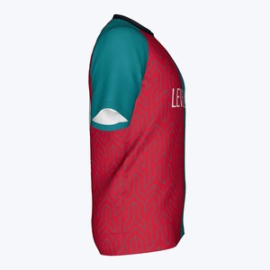 Fabricant OEM chinois, impression personnalisée, design personnalisé, ensemble de maillots de football de futsal pour jeunes hommes 7v7 3v3, uniforme en sublimation intégrale - Product Image 5