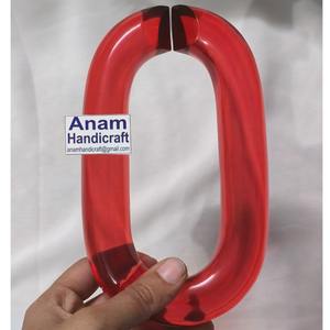 Adornos de Pared de Cadena Acrílica Modernos Personalizados, Hechos a Mano, Decoración Colgante de Resina Moderna para el Hogar, Listos para el Festival Diwali - Product Image 1