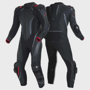 Unisex Made to Measure Racing Jumpsuit/Traje Cowhide/Kangaroo Leather Track Racing Suit With Hump CE <b>Protectors</b> - Product Image 1