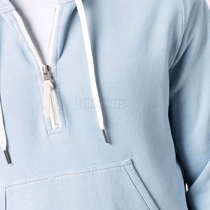 Nouveauté en promotion : Sweat à capuche zippé pour homme, hiver, couleur unie, haute qualité, écologique, respirant, séchage rapide, coton/polyester - Product Image 6