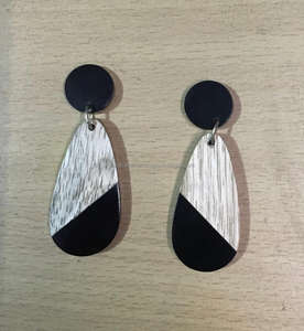 Pendientes de resina epoxi Pendientes de resina hechos a mano personalizados - Product Image 4