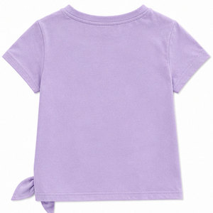 T-shirt pour filles à manches courtes et col rond, imprimé sur mesure, en coton doux et respirant, mode décontractée pour enfants, vêtements de printemps et d'été de qualité supérieure - Product Image 2