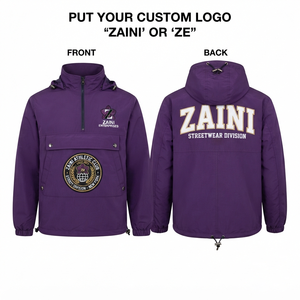 Veste coupe-vent pour homme, coque en polyester premium 120 GSM, résistante à l'eau, à capuche, avec broderie ou impression de logo personnalisé, style urbain - Product Image 1