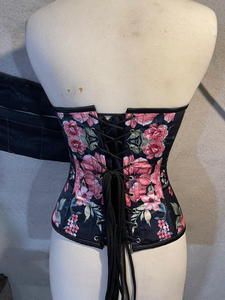 Corsé de busto de satén personalizado de la más alta calidad con huesos de acero Transpirable Control firme Adultos Moldeadores Cómodo Corsé de sublimación - Product Image 4