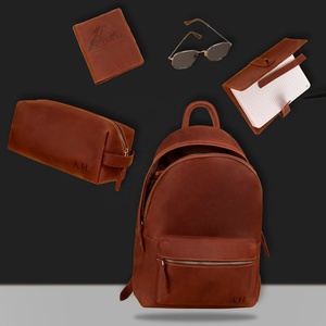 Mochila de Viaje para Hombre de Cuero Genuino Vintage de Gran Capacidad, Impermeable, de Cuero Suave, Portátil, de Alta Calidad, para Ordenador Portátil LBK-0026 - Product Image 2