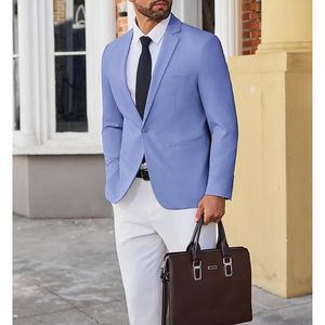 Blazer premium asequible para hombre, diseño elegante y ajustado, perfecto para uso formal y tiendas de moda. - Product Image 4