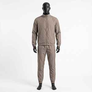 Custom Clothing Windbreaker <b>Jacket</b> and Nylon <b>Track</b> Pants Detachable Zip up Nylon Sweatsuit Set <b>Men</b> Windbreaker Tracksuit - Product Image 1