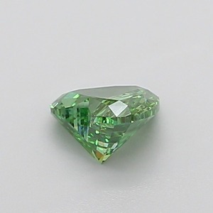 Diamant de laboratoire certifié IGI, 1 carat, taille cœur, vert vif fantaisie, clarté VS1, polissage excellent, pierre précieuse non montée - Product Image 3